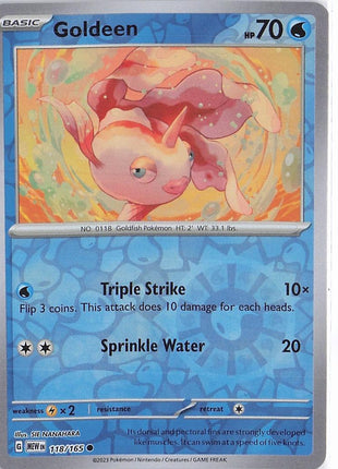 Goldeen 118/165 (RH)