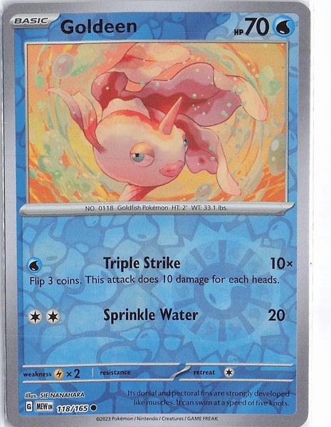Goldeen 118/165 (RH)