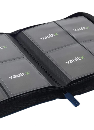 Vault X - Royal Blue 4 Pocket Zip Binder