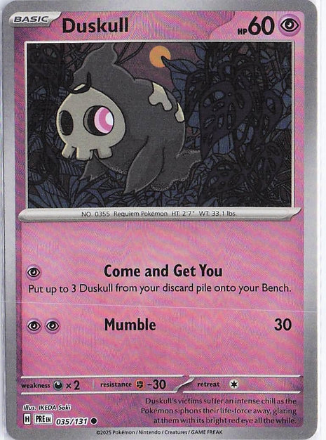Duskull 035/131 (Masterball Holo)