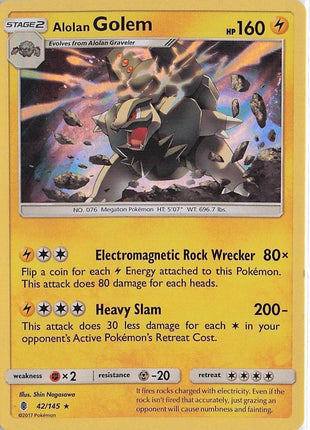 Alolan Golem 42/145 (H)