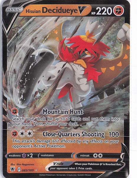 Hisuian Decidueye V 083/189