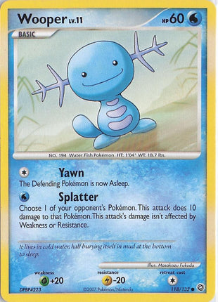 Wooper LV.11 118/132