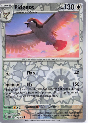 Pidgeot 018/165 (RH)