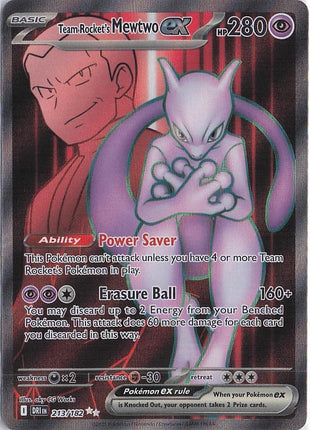 Team Rocket’s Mewtwo ex 213/182