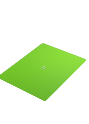 Gamegenic - Black/Green Rectangle Magnetic Dice Tray