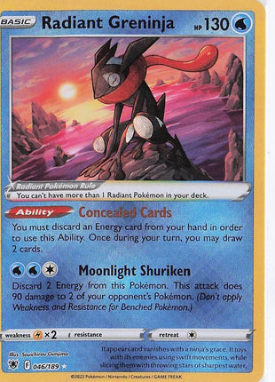 Radiant Greninja 046/189