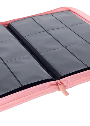 Vault X - Pink 9 Pocket Zip Binder