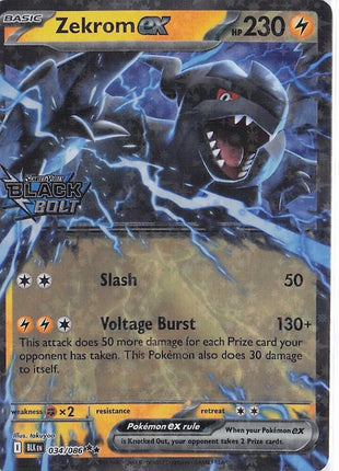 Zekrom ex 034/086 (Stamped)
