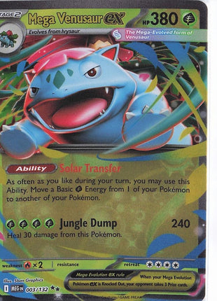 Mega Venusaur ex 003/132