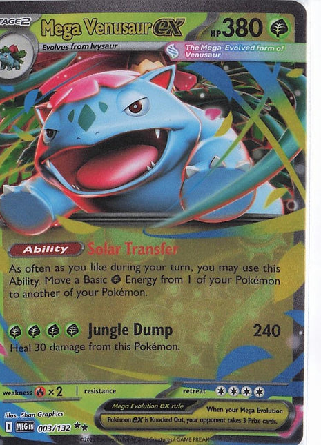 Mega Venusaur ex 003/132