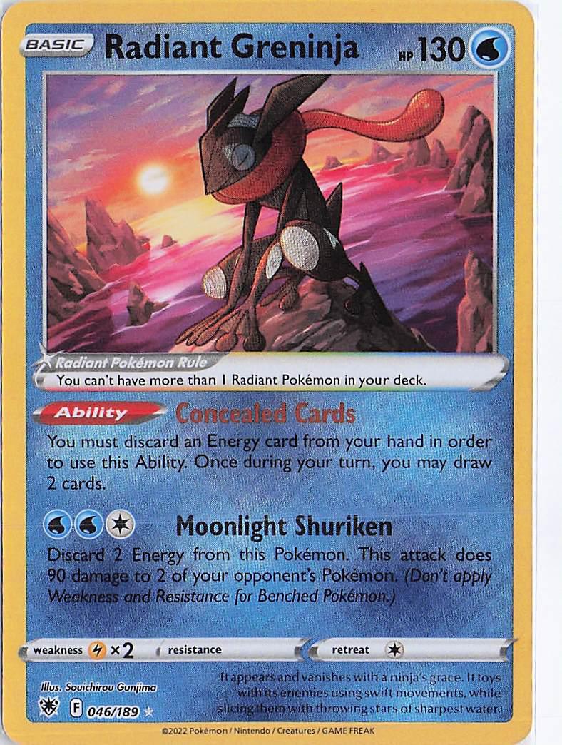 Radiant Greninja 046/189