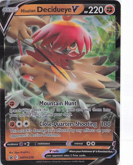 Hisuian Decidueye V SWSH238