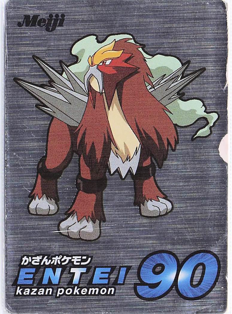 Entei 90 Kazan Pokemon Meiji (H) (D)