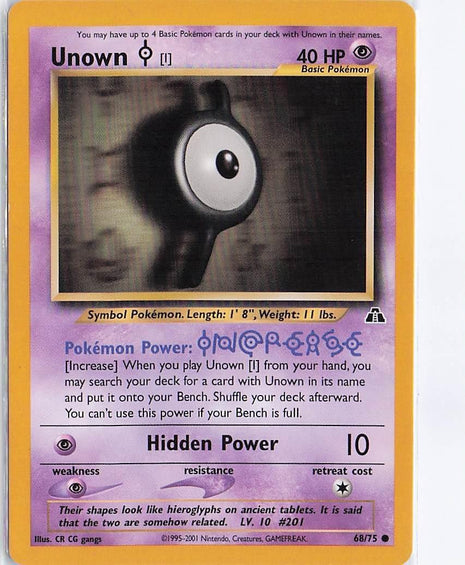 Unown I 68/75