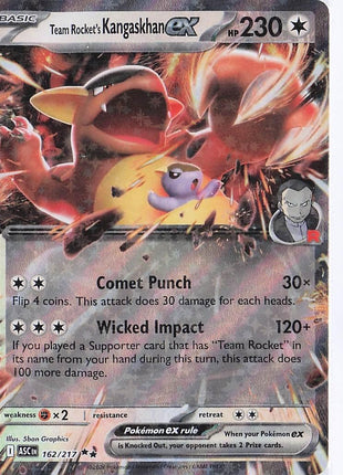 Team Rocket’s Kangaskhan ex 162/217