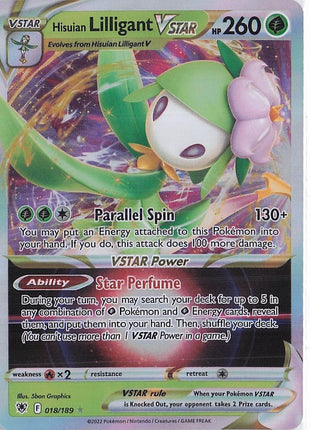 Hisuian Lilligant VSTAR 018/189