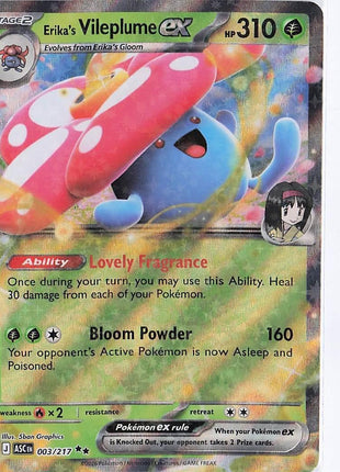 Erika’s Vileplume ex 003/217