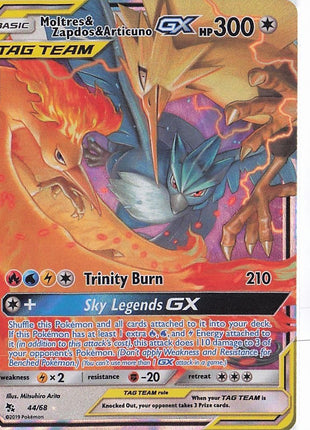 Moltres & Zapdos & Articuno GX 44/68