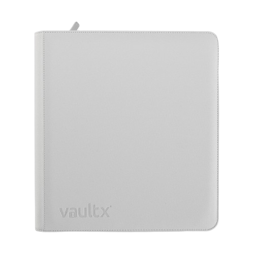 Vault X - White Edition 12 Pocket Zip Binder