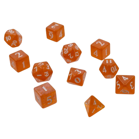 Ultra Pro - Eclipse: Pumpkin Orange 11 Dice Set