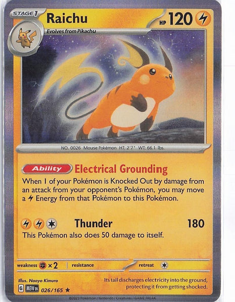 Raichu 026/165 (H)