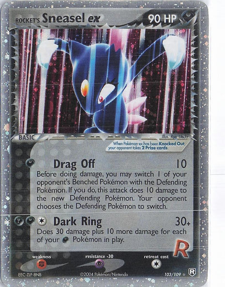 Rocket’s Sneasel ex 103/109 (H)