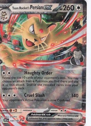 Team Rocket's Persian ex 150/182