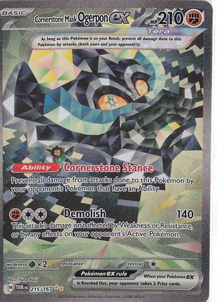 Cornerstone Mask Ogerpon ex 215/167