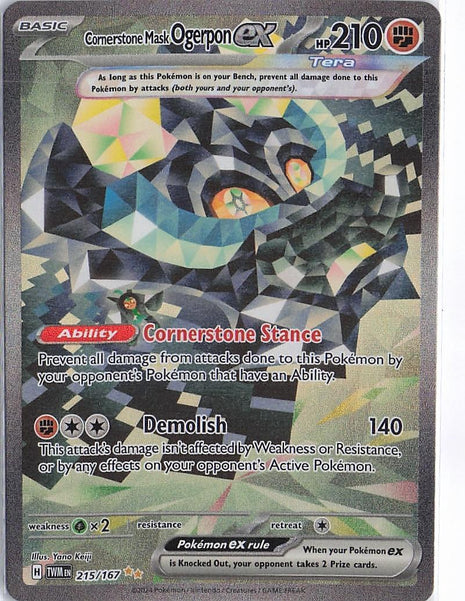 Cornerstone Mask Ogerpon ex 215/167