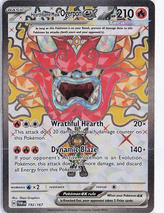 Hearthflame Mask Ogerpon ex 192/167