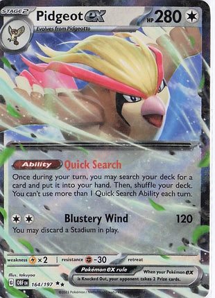 Pidgeot ex 164/197