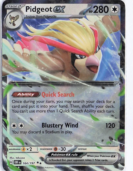 Pidgeot ex 164/197