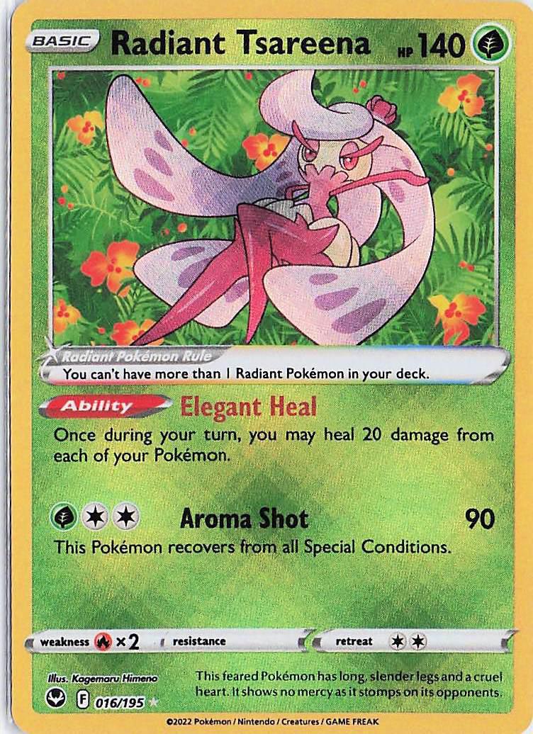 Radiant Tsareena 016/195