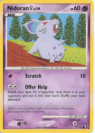 Nidoran LV.14 71/111