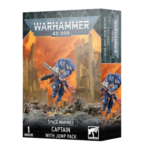 Warhammer 40k - Space Marines: Captain With Jump Pack