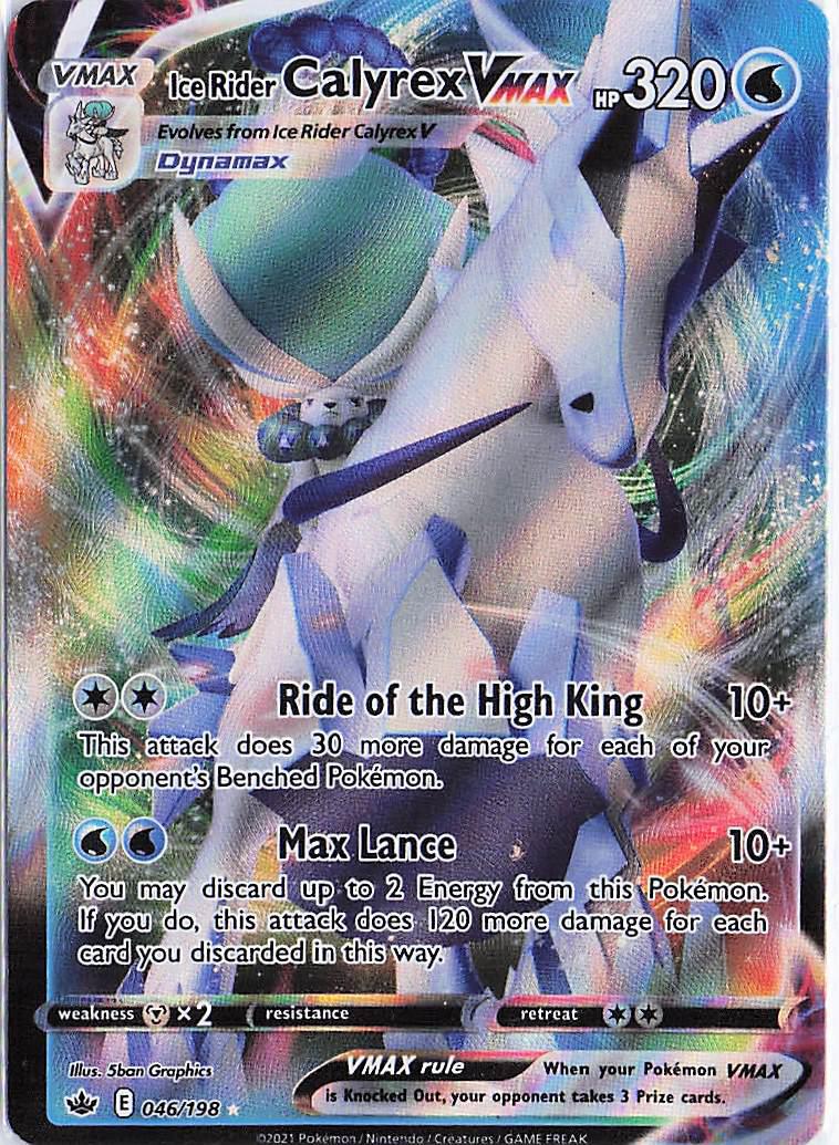 Ice Rider Calyrex VMAX 046/198