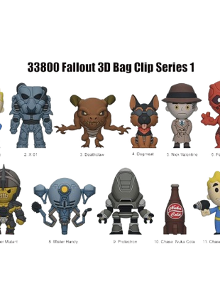 Fallout - Series 1: 3D Character Bag Clip Blind Bag