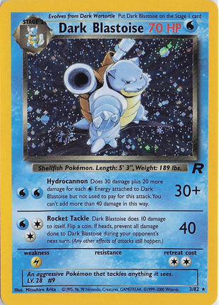 Dark Blastoise 3/82 (H)