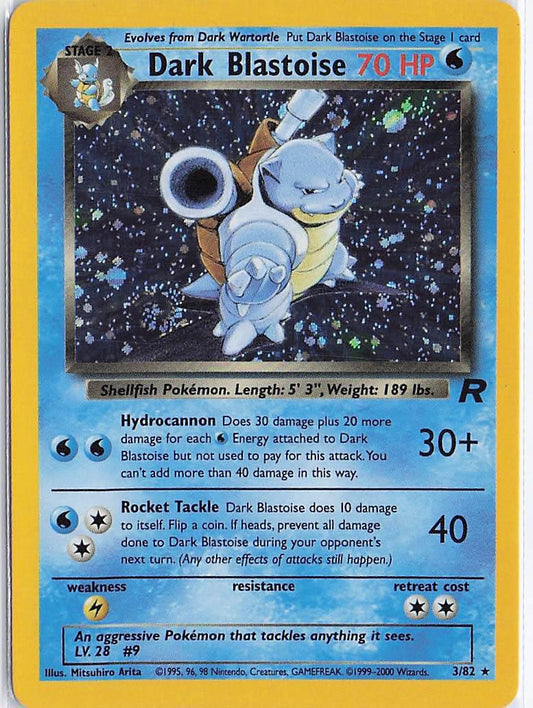 Dark Blastoise 3/82 (H)