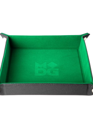 FanRoll - Green Fold Up Velvet Dice Tray