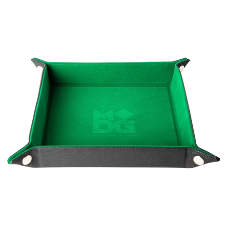 FanRoll - Green Fold Up Velvet Dice Tray