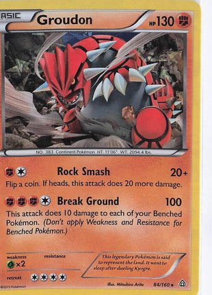 Groudon 84/160 (H)
