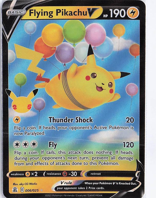 Flying Pikachu V 006/025