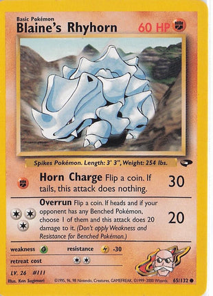 Blaine’s Rhyhorn 65/132