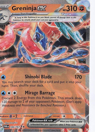 Greninja ex 106/167