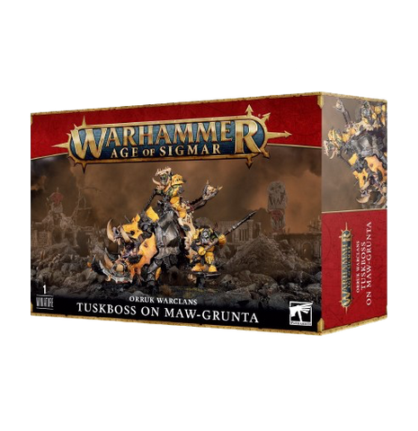 Warhammer Age of Sigmar - Tuskboss on Maw-Grunta