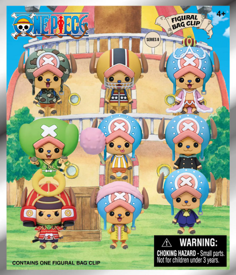 One Piece - Series 8: 3D Character Bag Clip Blind Bag