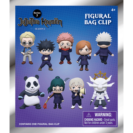 Jujutsu Kaisen - Series 7: 3D Character Bag Clip Blind Bag