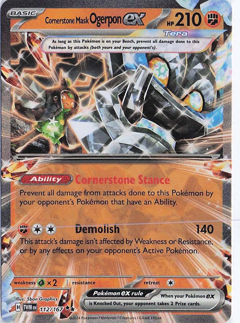 Cornerstone Mask Ogerpon ex 112/167